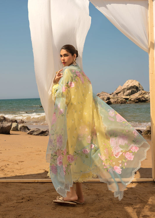 CRIMSON Embroidered Lawn Summer Collection D5-B - Riwayat-e-khas