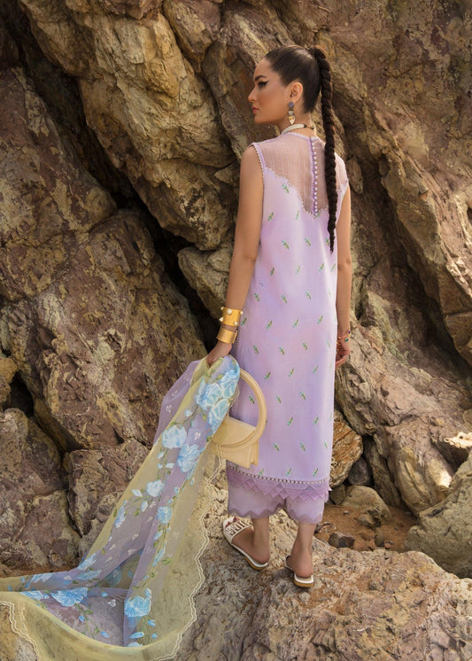 CRIMSON Embroidered Lawn An Ode to Cross Stitch - D5 A - Riwayat-e-khas