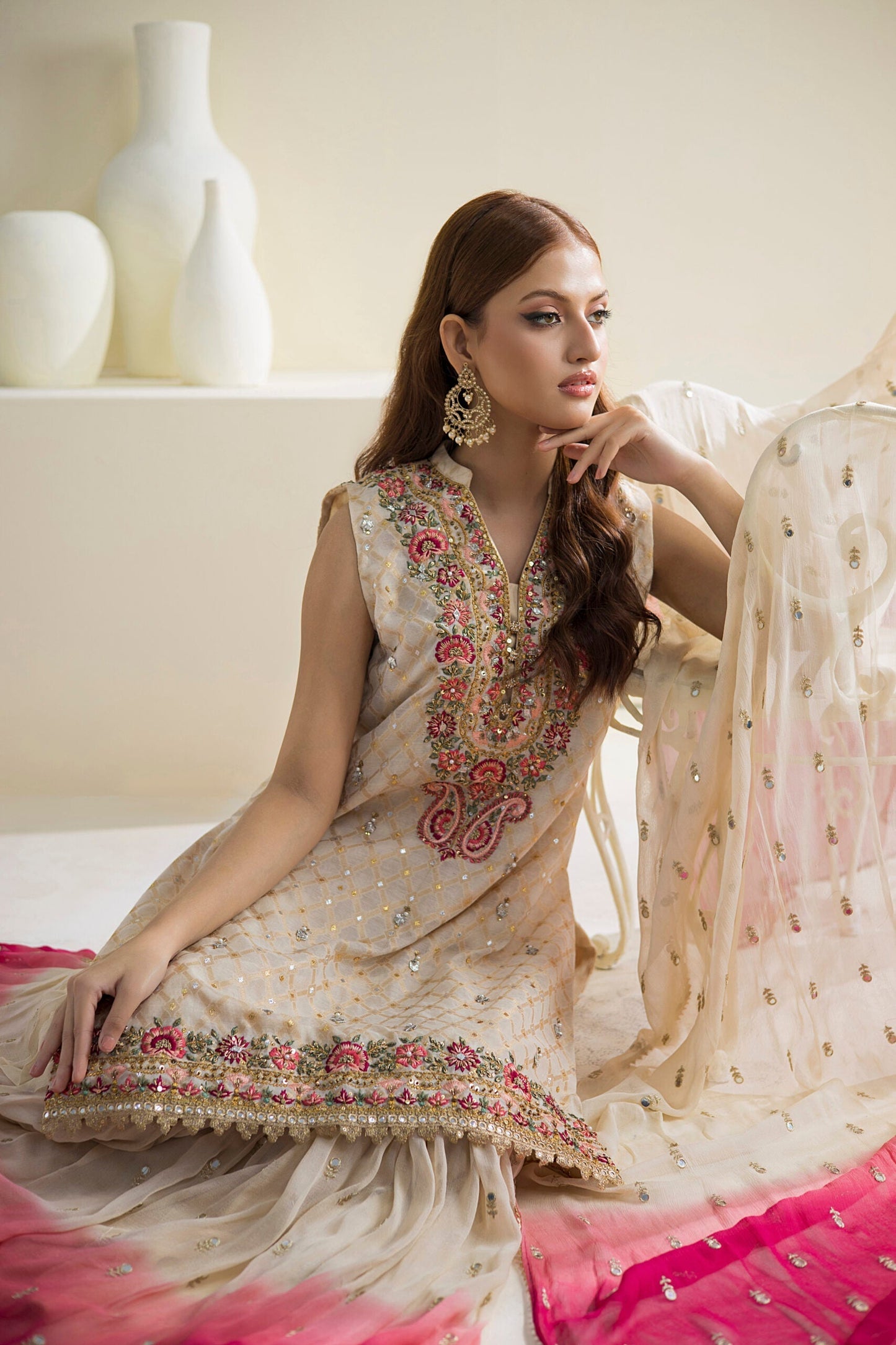 Farhat Jahan | Luxury Pret | Chaandni - House Of Anaya