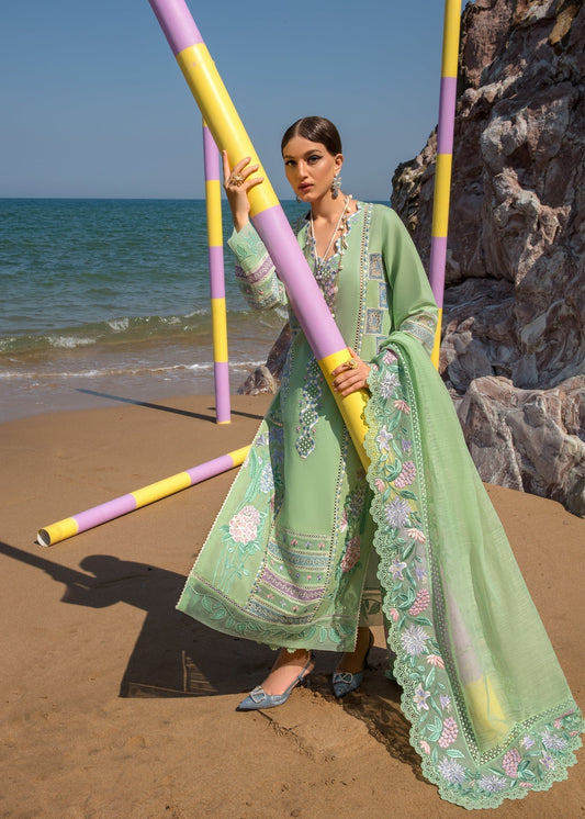 CRIMSON Embroidered Lawn Summer Collection D7-B - Riwayat-e-khas