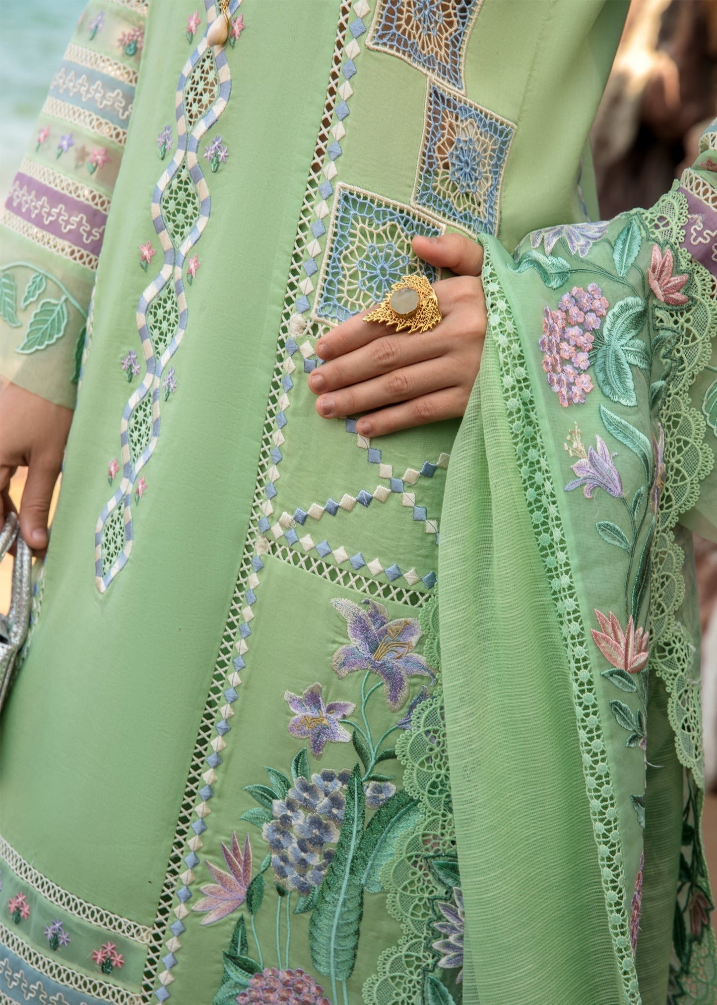 CRIMSON Embroidered Lawn Summer Collection D7-B - Riwayat-e-khas