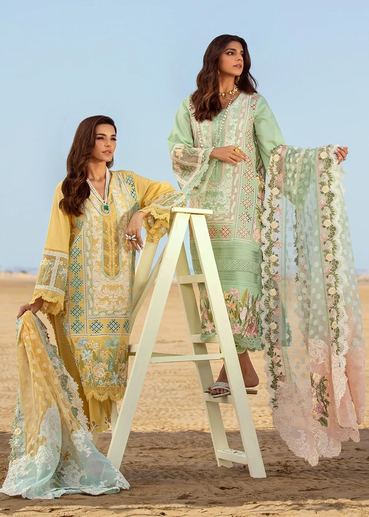 CRIMSON Luxury Lawn -Serendipity – 5A – Amber - Riwayat-e-khas