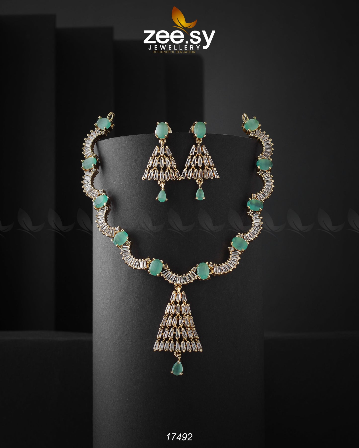 Italian Zircon Necklace - Libasekhas