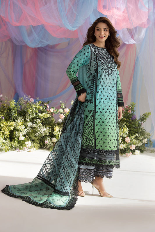 Sobia Nazir | Luxury Lawn 25 | 12A - House Of Anaya