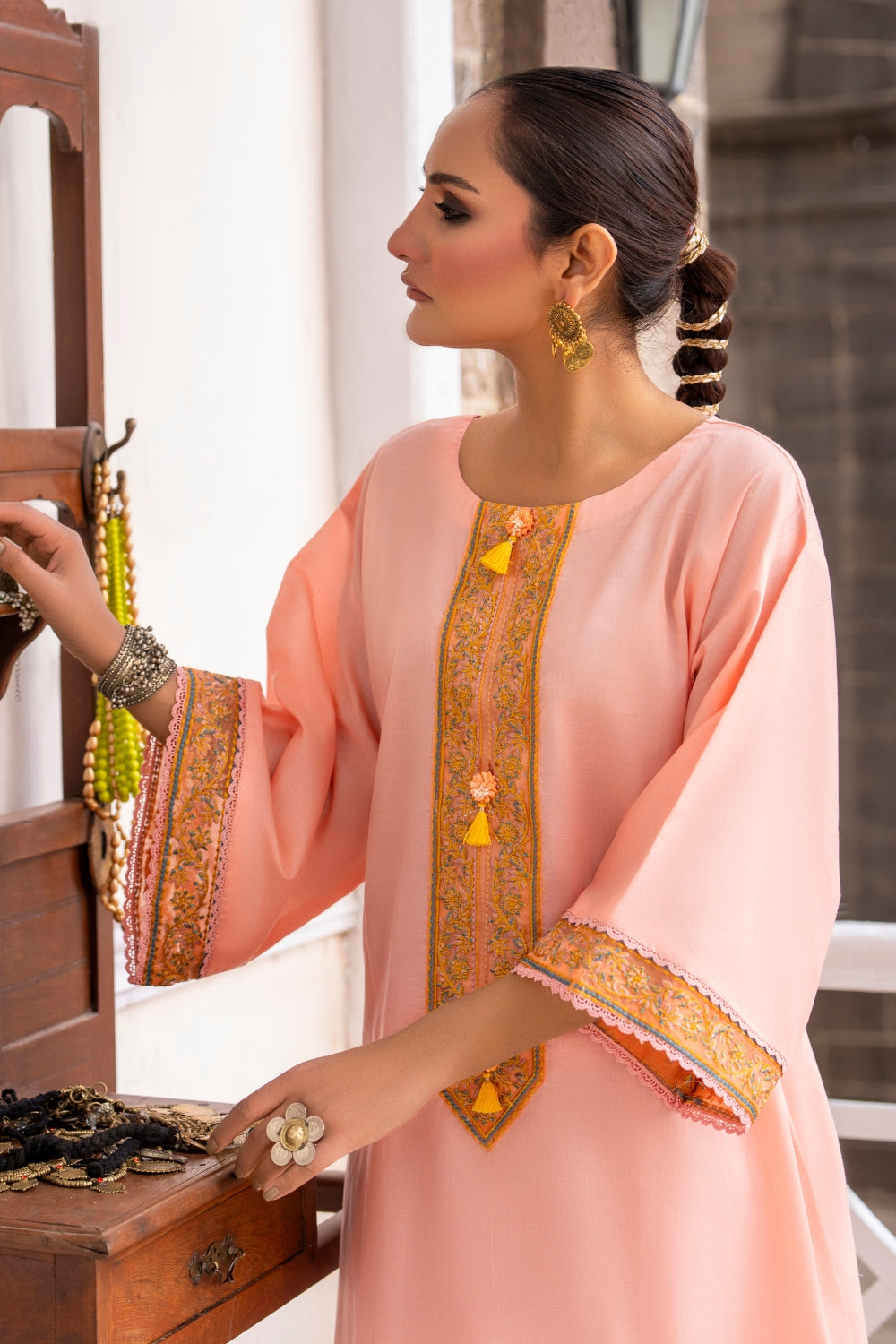 Ittehad | Embroidered Lawn | I-25 - House Of Anaya