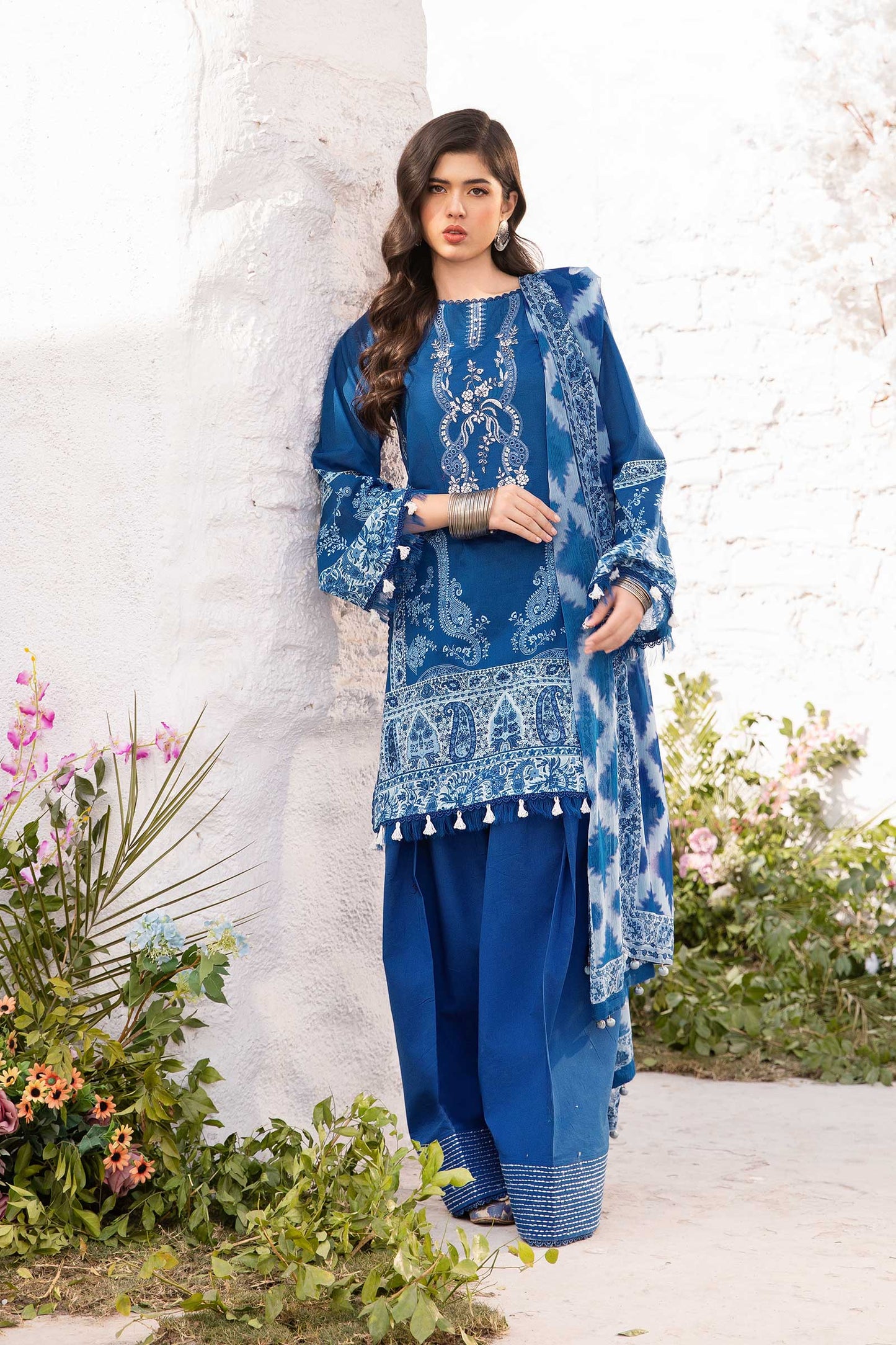Maria B | M Basic Summer Lawn 25 | MB-CUS25-703B