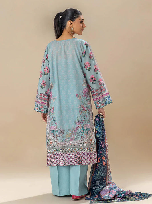 Morbagh | Lawn Collection 24 | SOUL BLUE - House Of Anaya