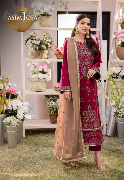 Asim Jofa | Dhanak Rang Collection | AJCF-20 - House Of Anaya