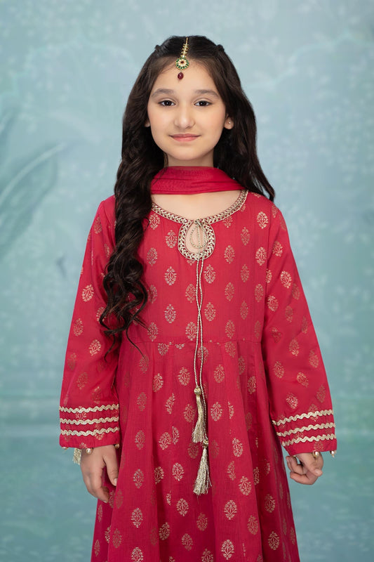 Maria B | 3 Piece Embroidered Suit | MKD-EF23-31R1 - Libasekhas