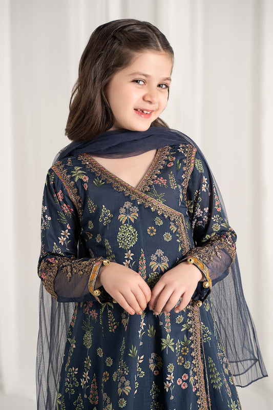 Maria B | 3 Piece Printed Lawn Suit | MKD-EF25-13 - Libasekhas