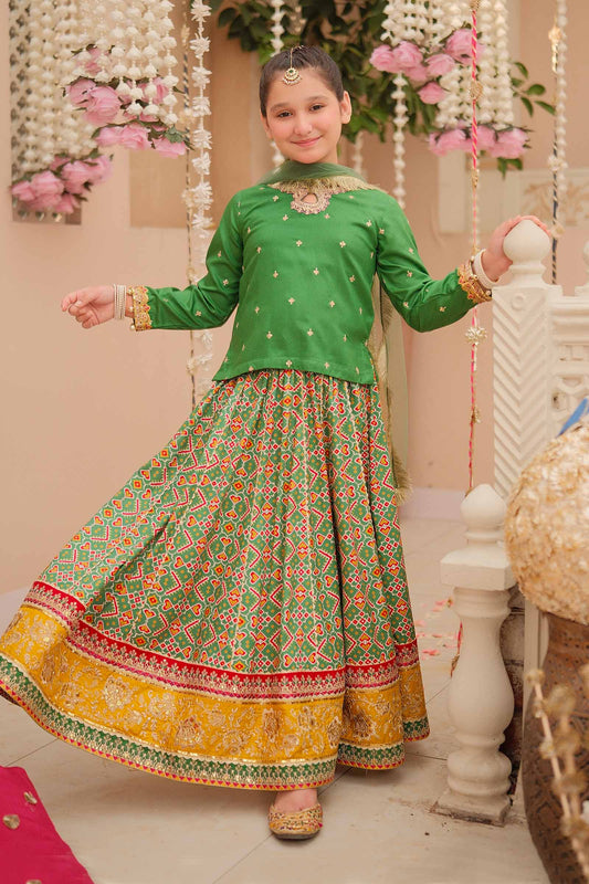 Maria B | 3 Piece Embroidered Linen Suit | MKD-W24-04 - Libasekhas