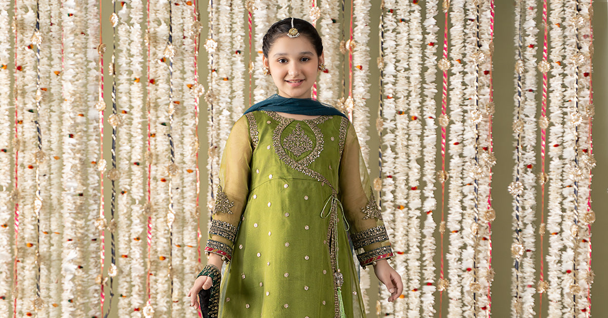Maria B | 3 Piece Embroidered Organza Suit | MKS-EF25-21 - Libasekhas