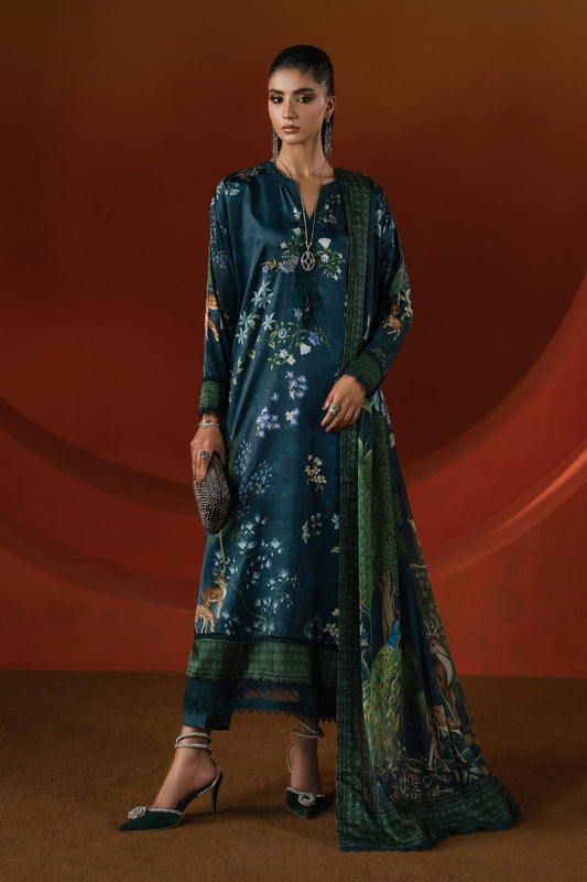 Maria B | Eid Collection 26 | 3 Piece Printed Satin Silk Suit