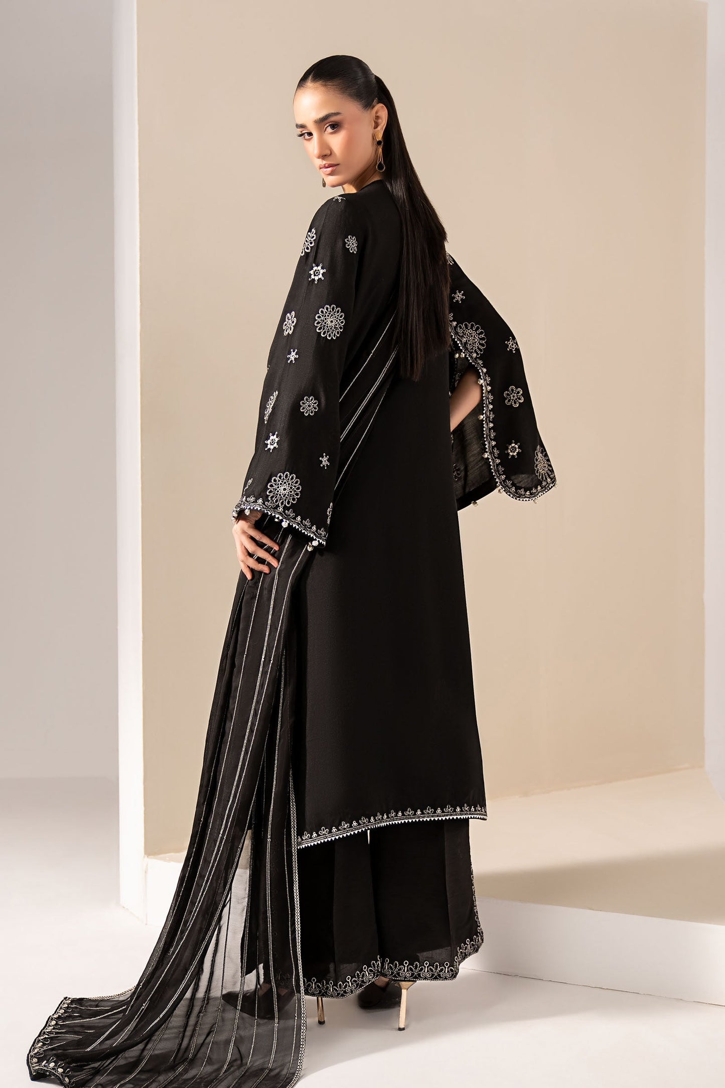 Maria B | Eid Collection 26 | 3 Piece Embroidered Tissue Staple Suit