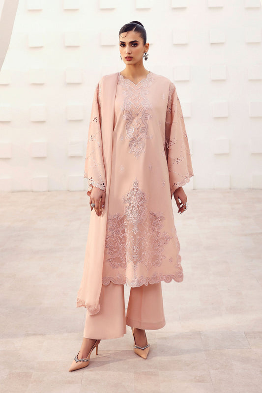 Maria B | Eid Collection Formals 26 | 3 Piece Embroidered Raw Silk Suit
