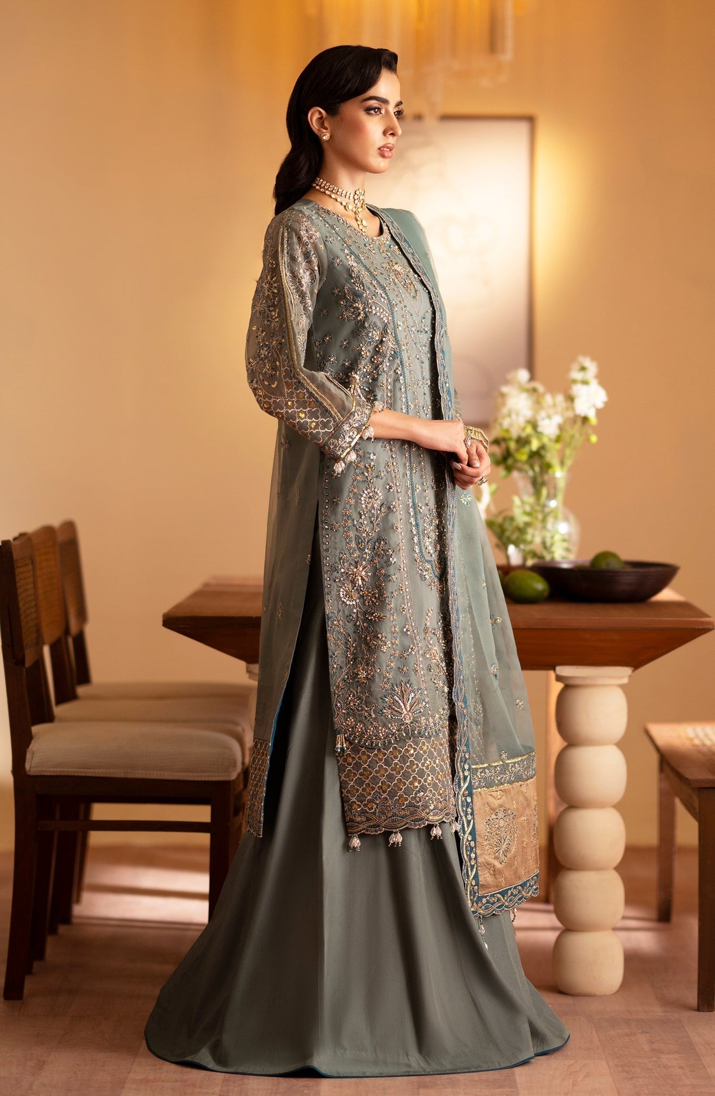 Emaan Adeel | Romansiyyah Luxury Formals 24 | Roheen - House Of Anaya