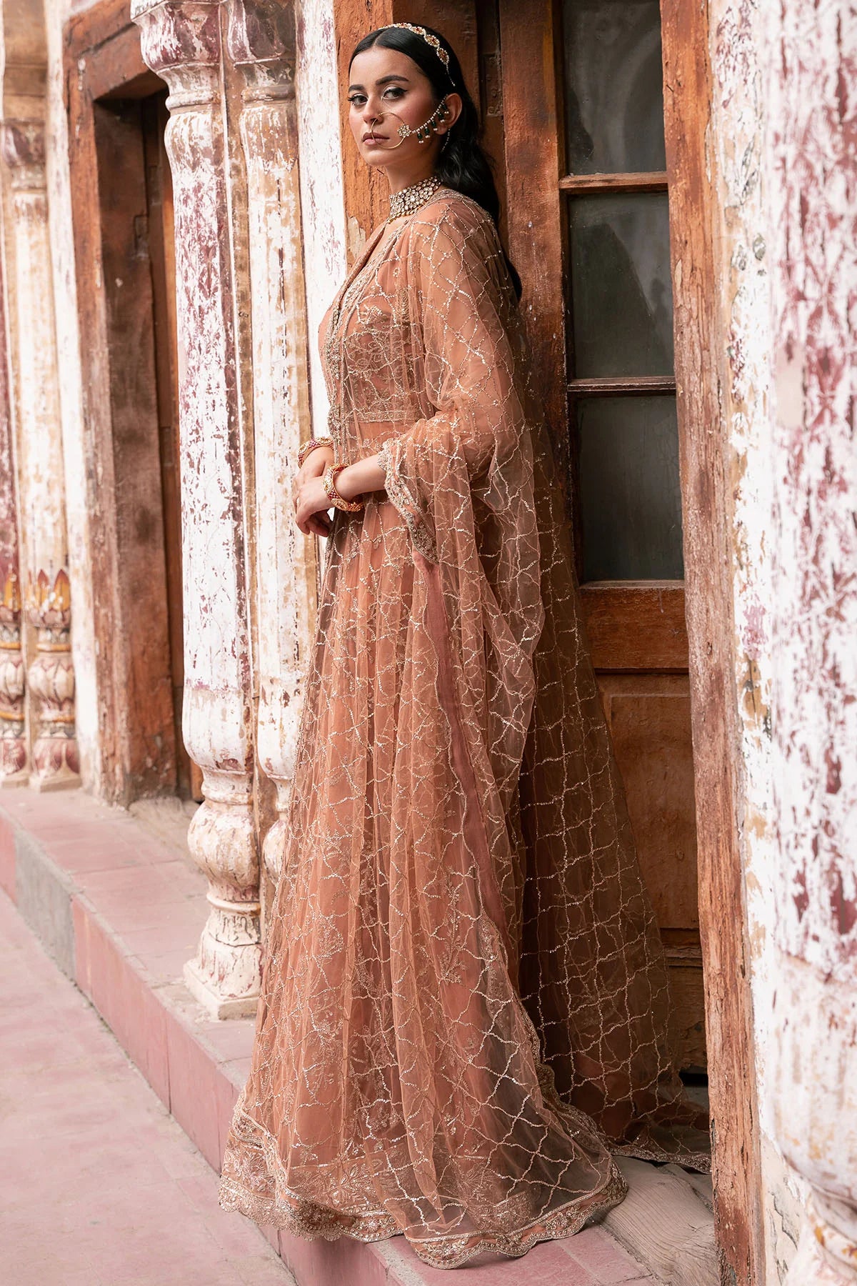 Motifz | EMBROIDERED SILK NET | 4820-MANHA