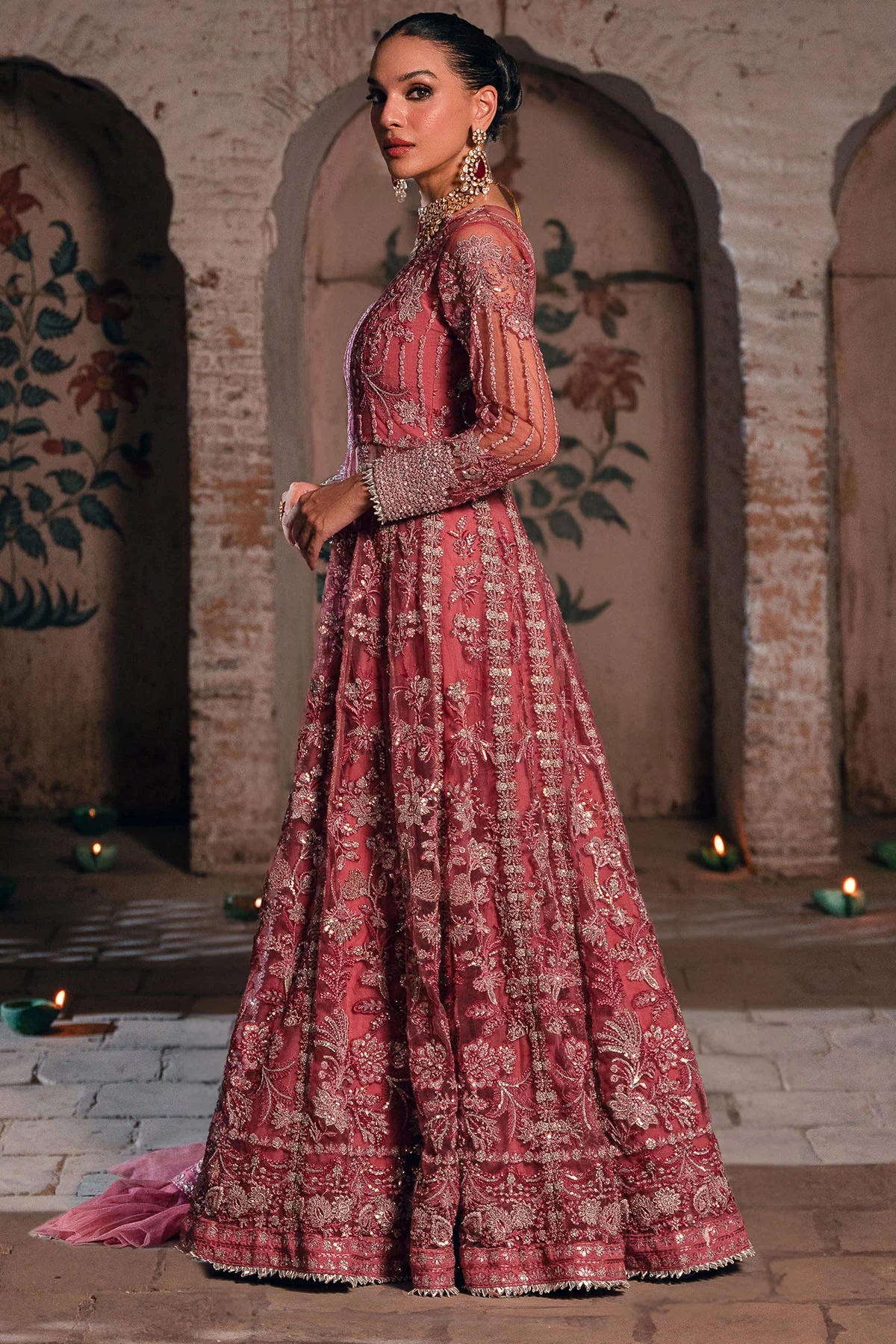 Motifz | EMBROIDERED SILK NET | 4827-RAYAH