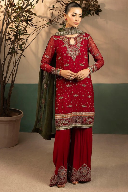 Motifz | EMBROIDERED CRINKLE CHIFFON | 5582-JENNA