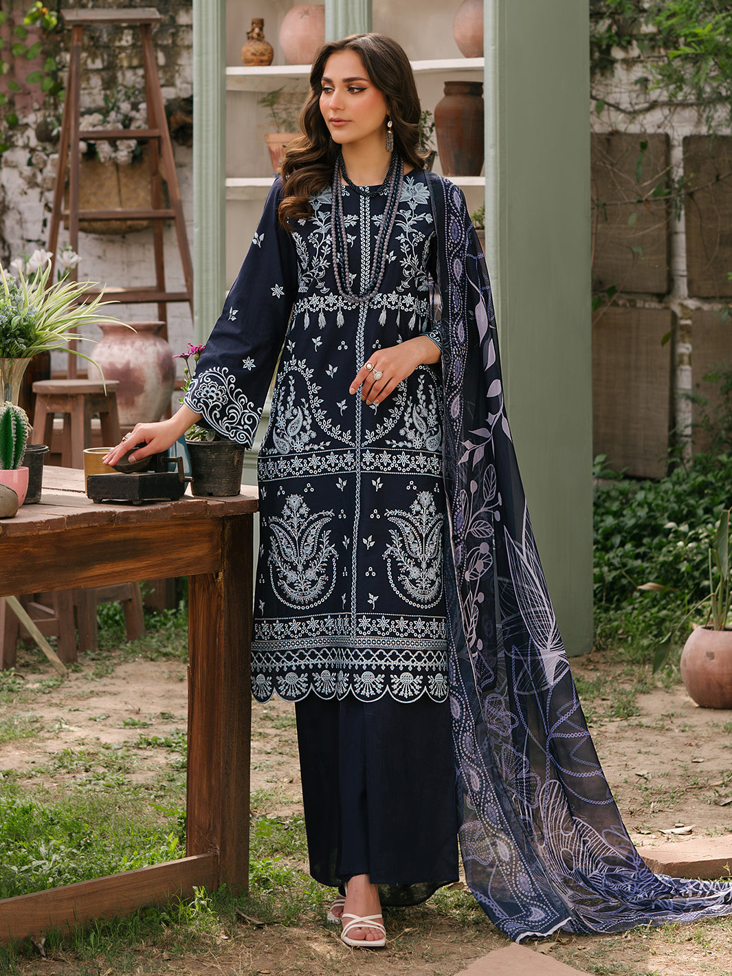 Mahnur | Masakali Luxury Lawn 24 | MK 03 - B - House Of Anaya