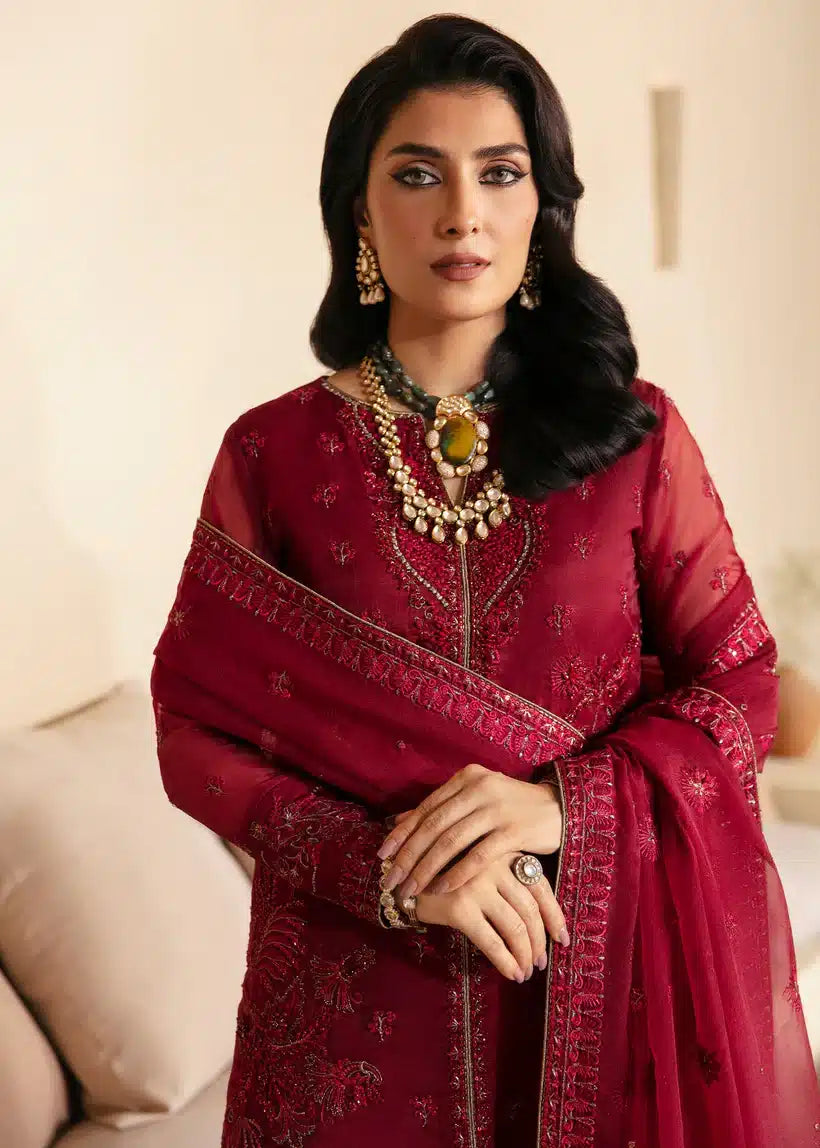Mahum Asad | Lamhay Wedding Formals 23 | Laal - House Of Anaya