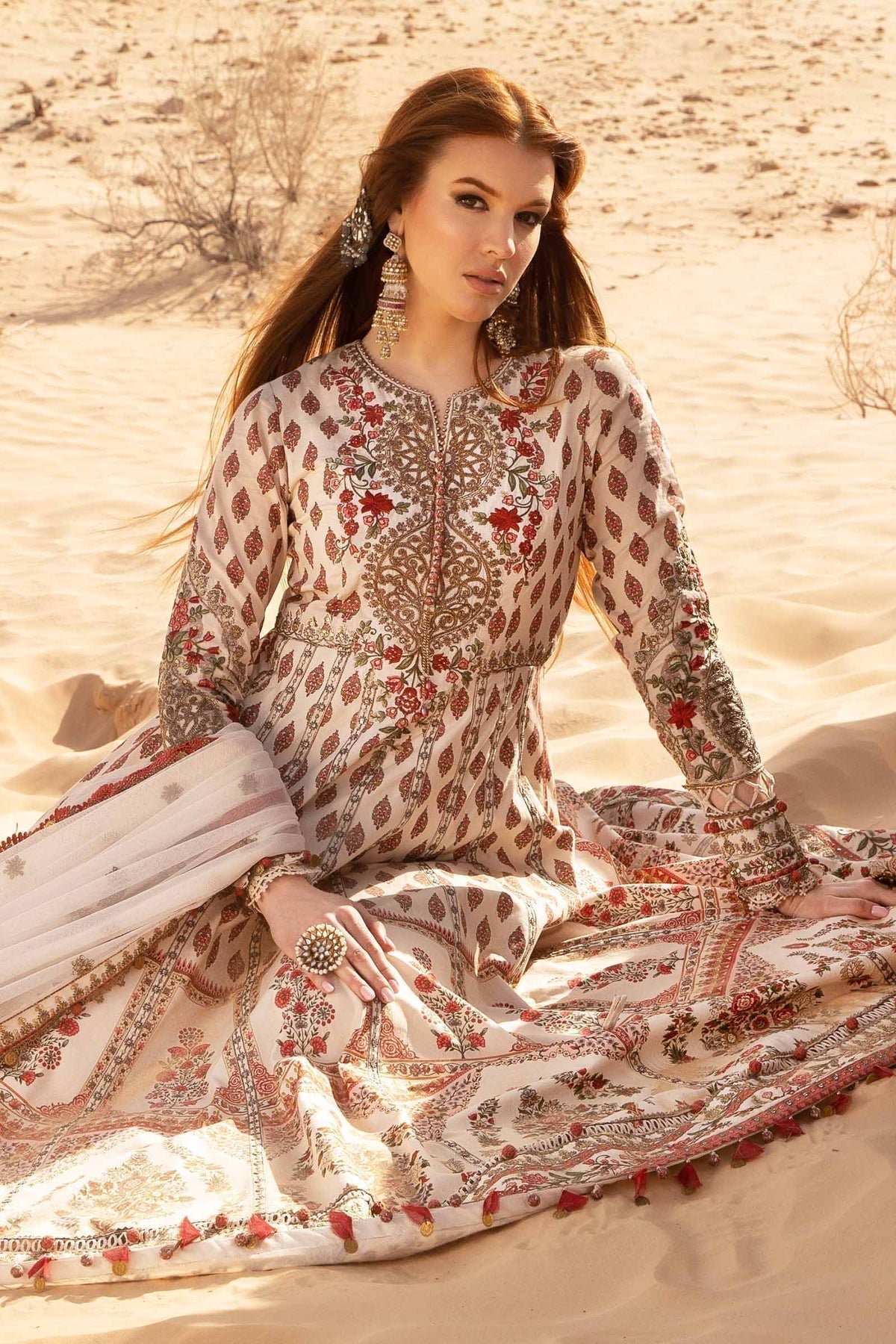 Maria B | Voyage a' Luxe Lawn | D-2413-A - House Of Anaya