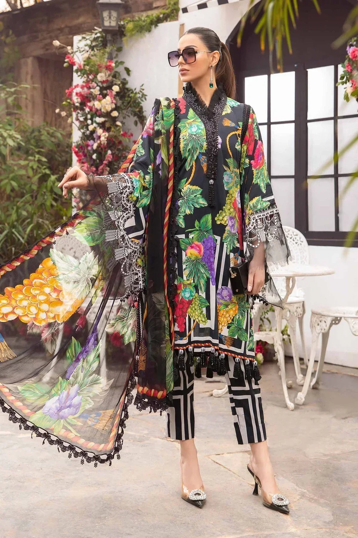 Maria B | M Prints Spring 24 | MPT-2108-B - House Of Anaya