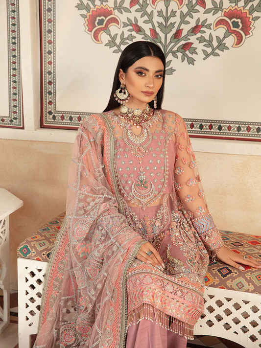 Maryam Hussain – MARWA LUXURY FORMALS ’22 – MF22-07 – DASTOOR - Riwayat-e-khas