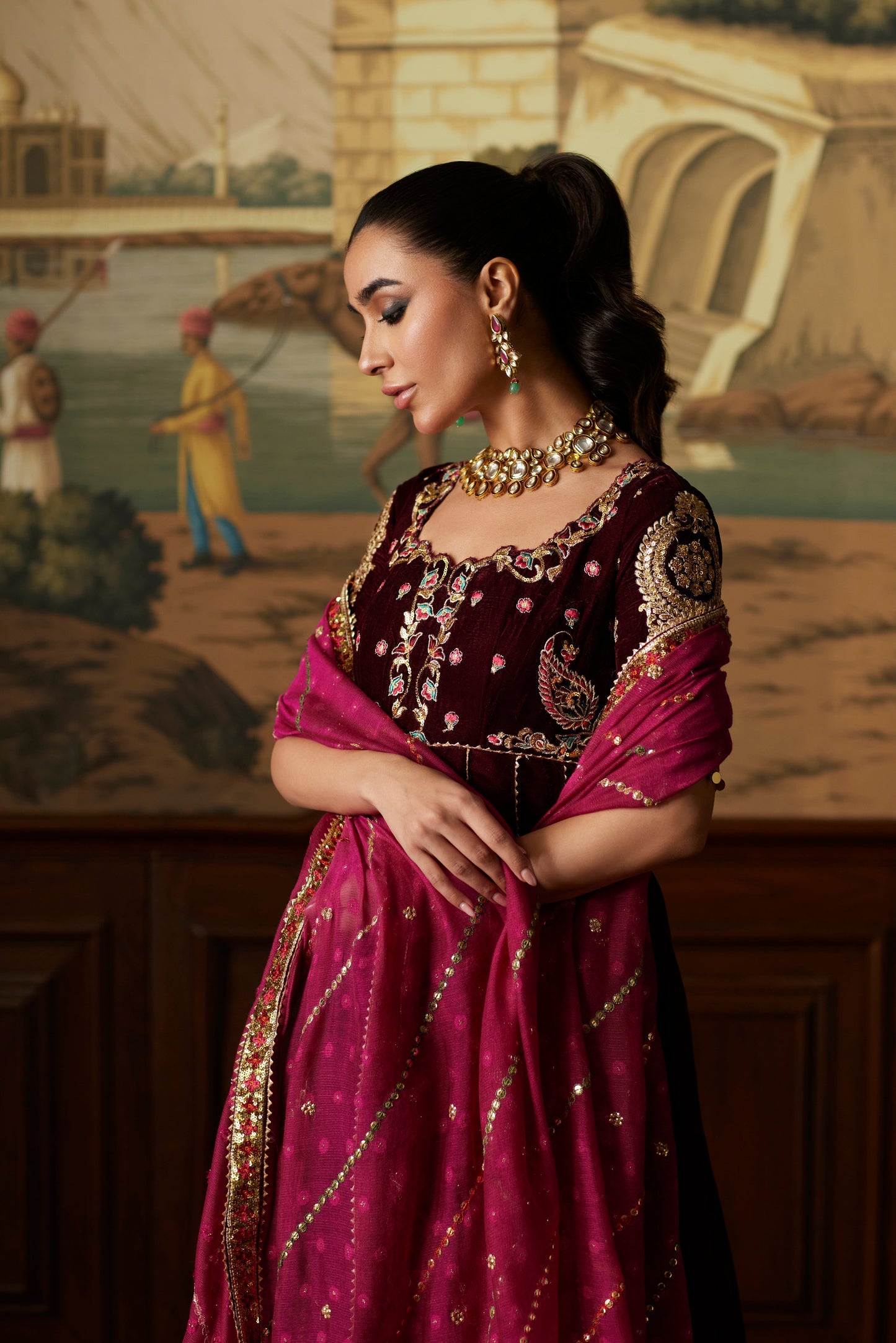 Mina Hassan | Velvet Luxe | Daaniya - House Of Anaya
