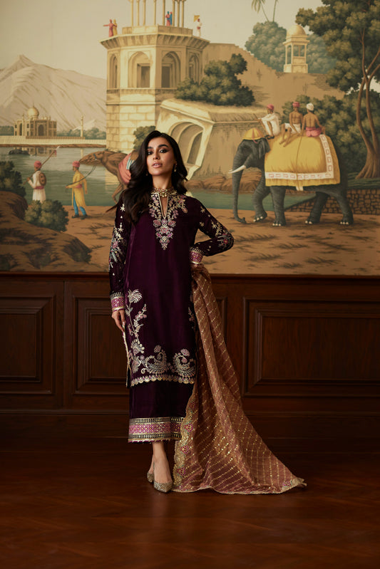 Mina Hassan | Velvet Luxe | Ayesha - House Of Anaya