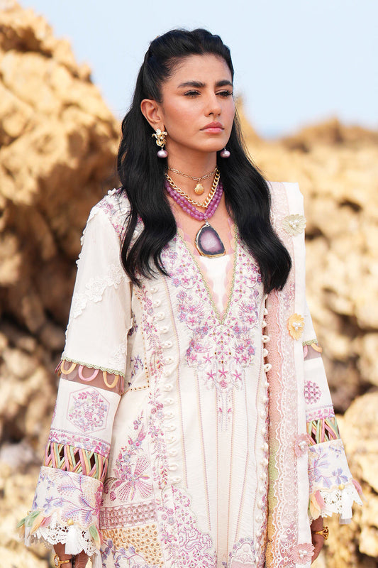 AJR Couture | Dastan Luxury Lawn 25 | Muse - House Of Anaya