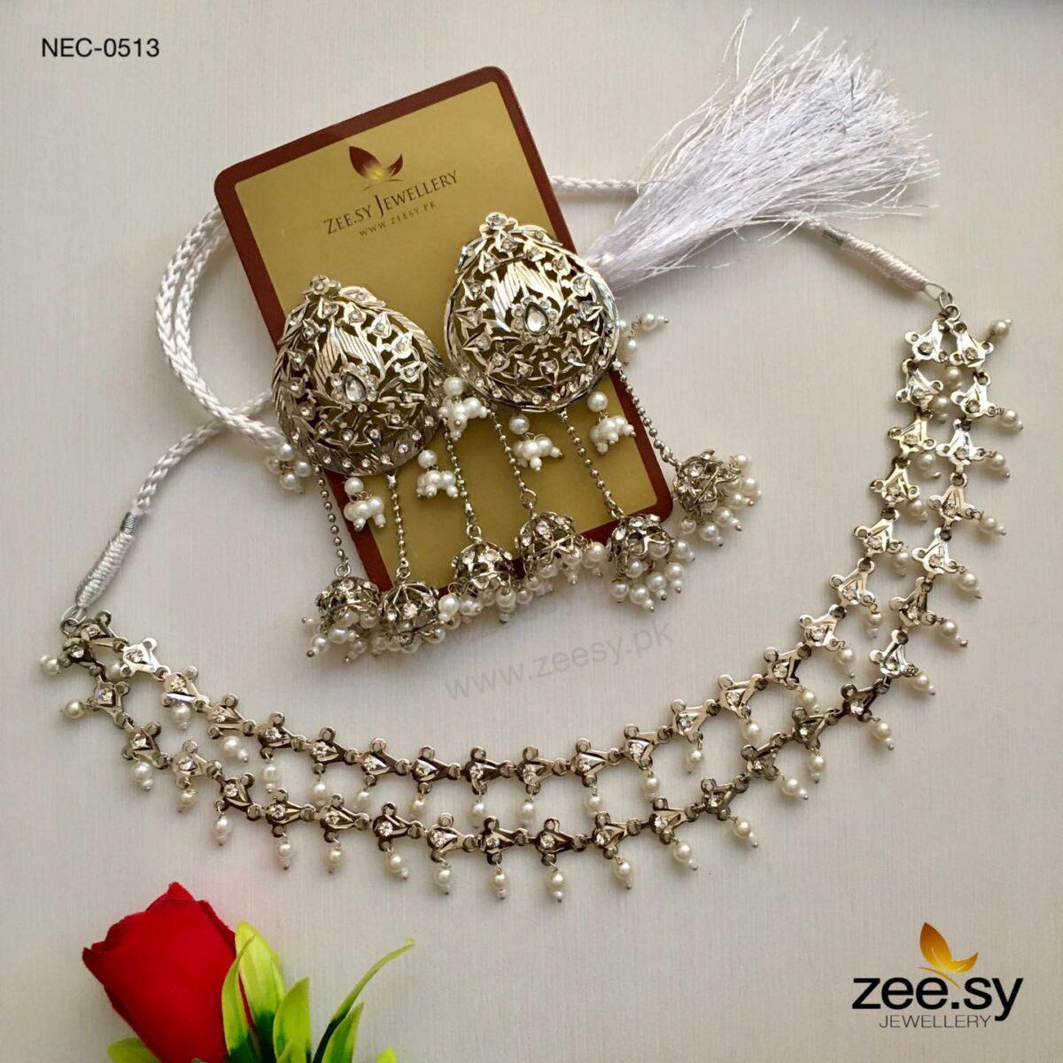 Nauratan Necklace-0513 - Libasekhas
