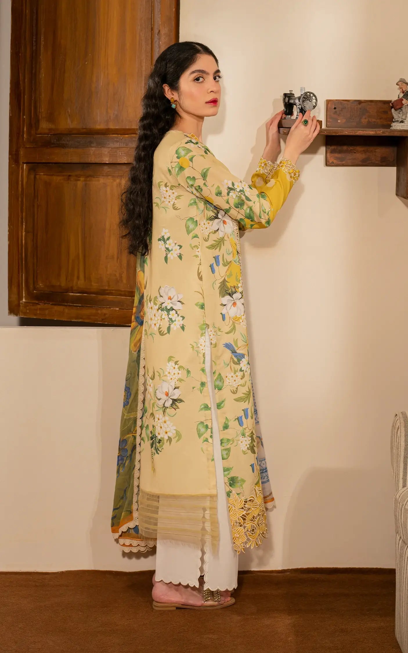 Asifa and Nabeel | Meraki Vintage 25 | Nimbu Pani (MVL25-04) - House Of Anaya