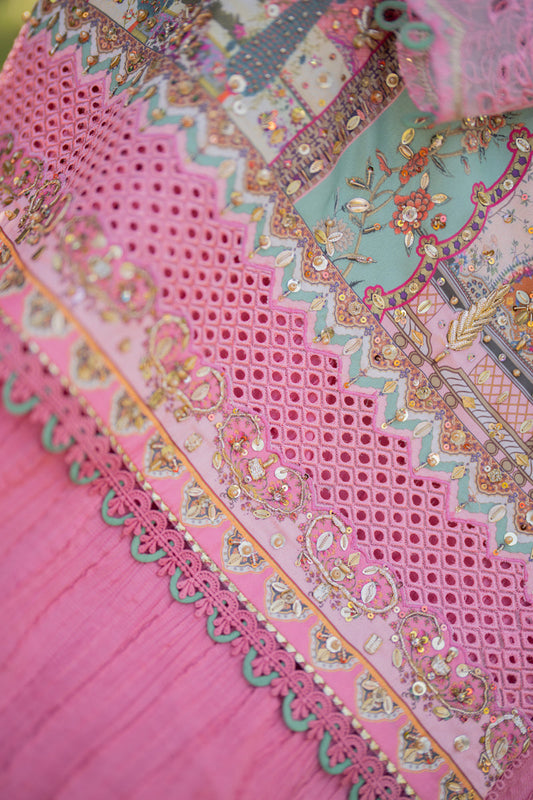Qalamkar | Luxe Silk | UA-07 TESSA - House Of Anaya