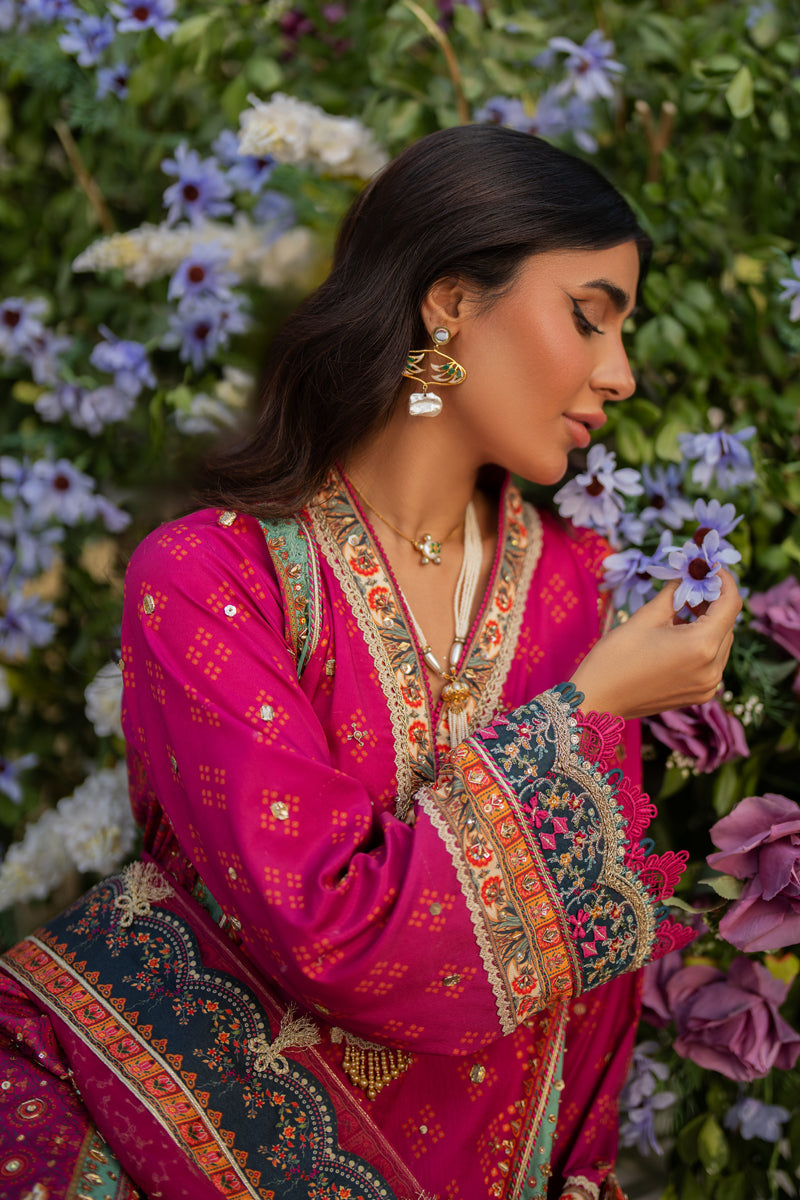 Qalamkar | Luxe Silk | UA-01 ELIA - House Of Anaya