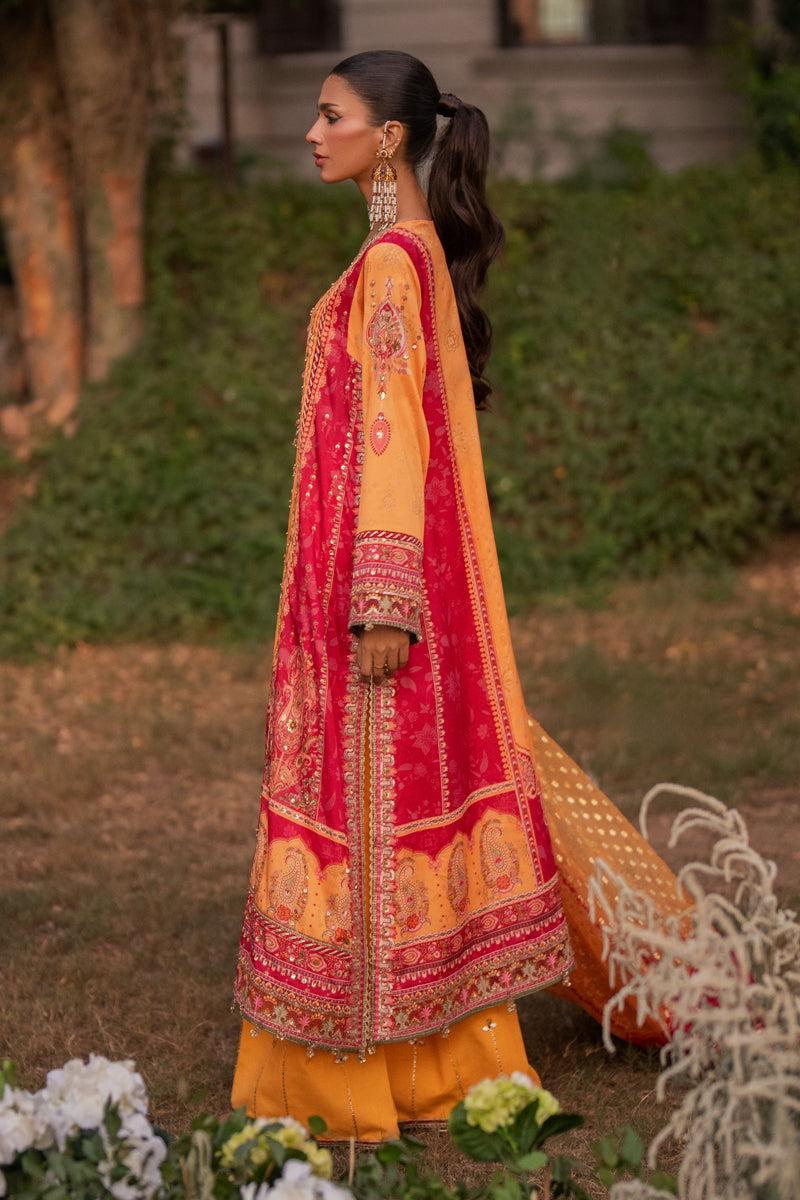 Qalamkar | Luxe Silk | UA-05 FIORE - House Of Anaya