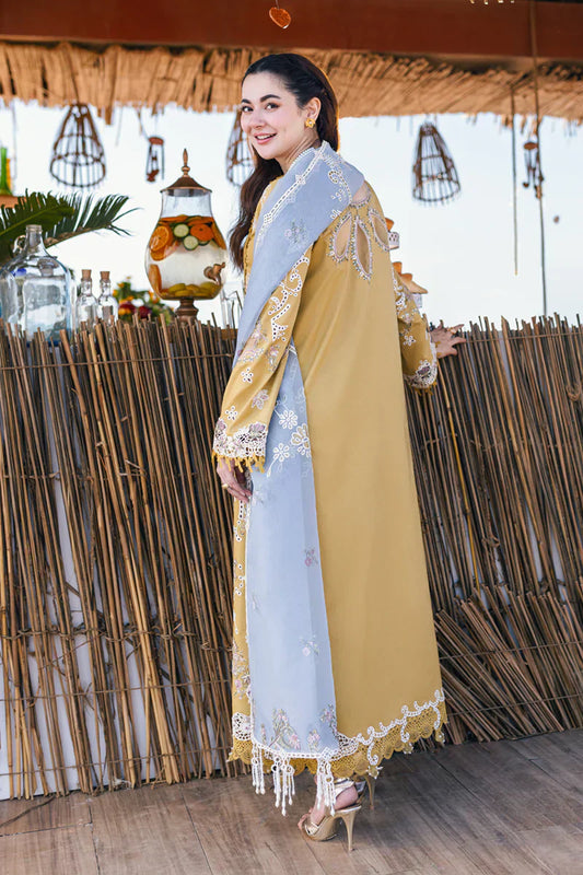 Qalamkar | Sahil Kinare Luxury Lawn | FP-03 SELMA - House Of Anaya