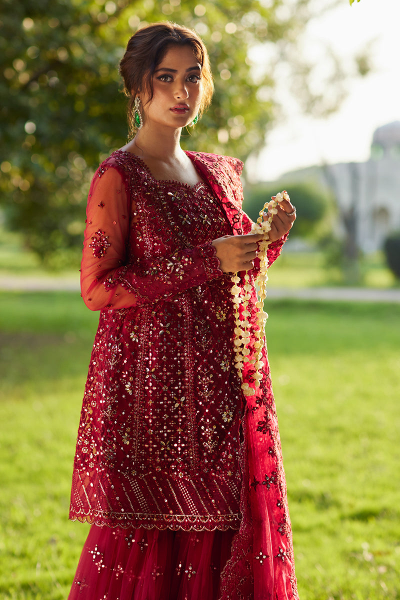 Qalamkar | Shadmani Luxury Formals | Nurah SH-07 - House Of Anaya