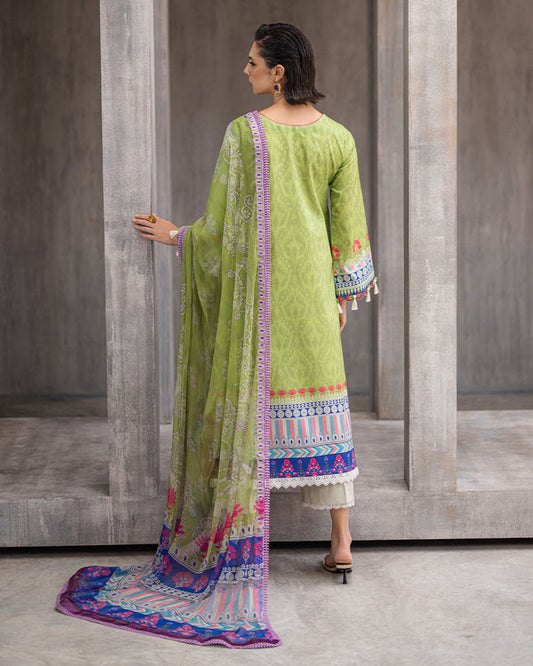 Roheenaz | Azalea Printed Lawn 24 | Serene Seafoam - House Of Anaya