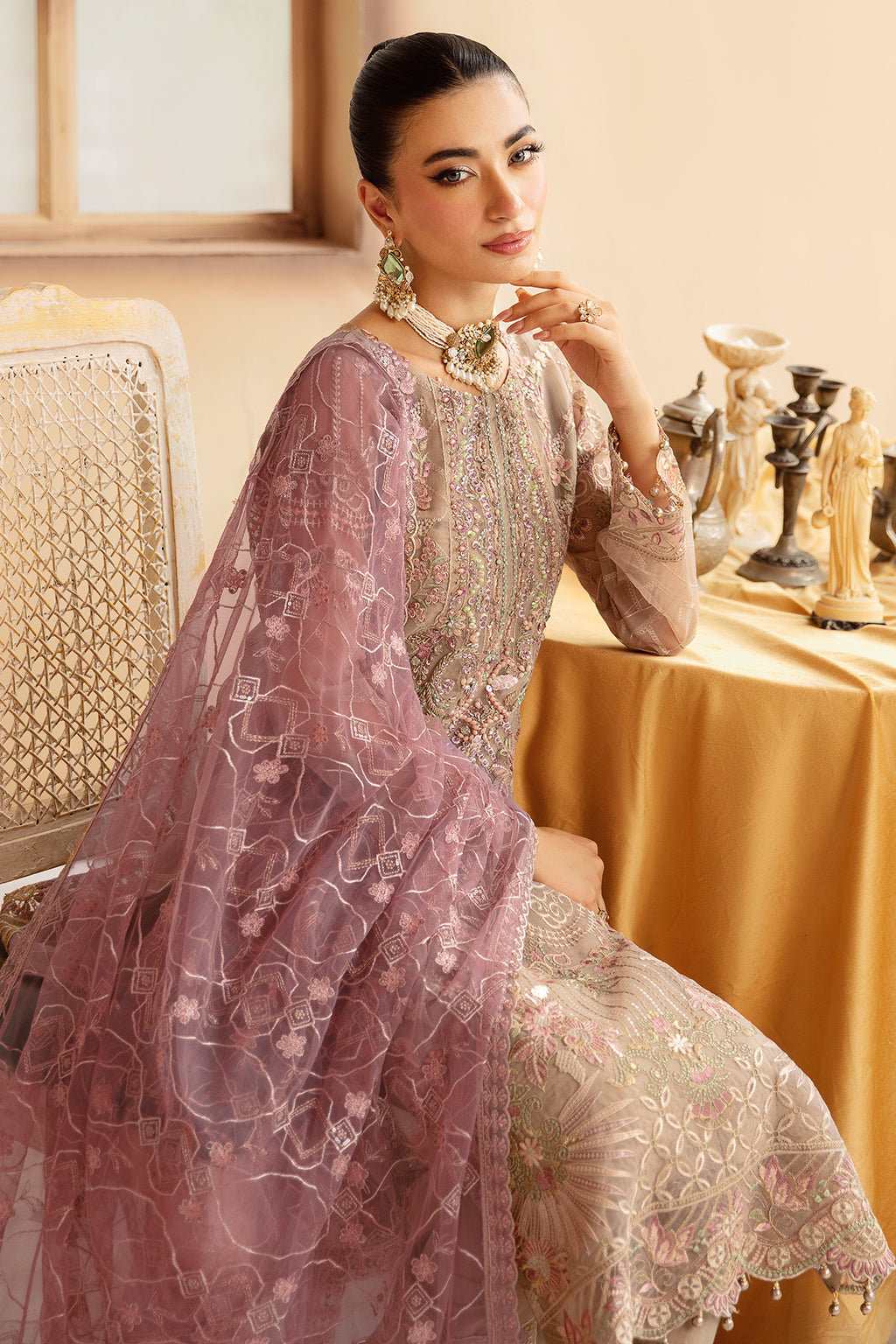Ramsha | Minhal Organza Collection | M-1206