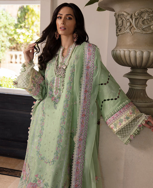 Republic Womenswear | Ilana Eid Luxury Lawn | Aur????????????????lie - House Of Anaya
