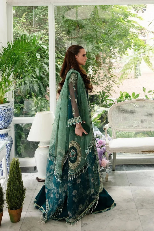 AJR Couture | Alif Luxury Wedding Formals 23 | Teal - House Of Anaya