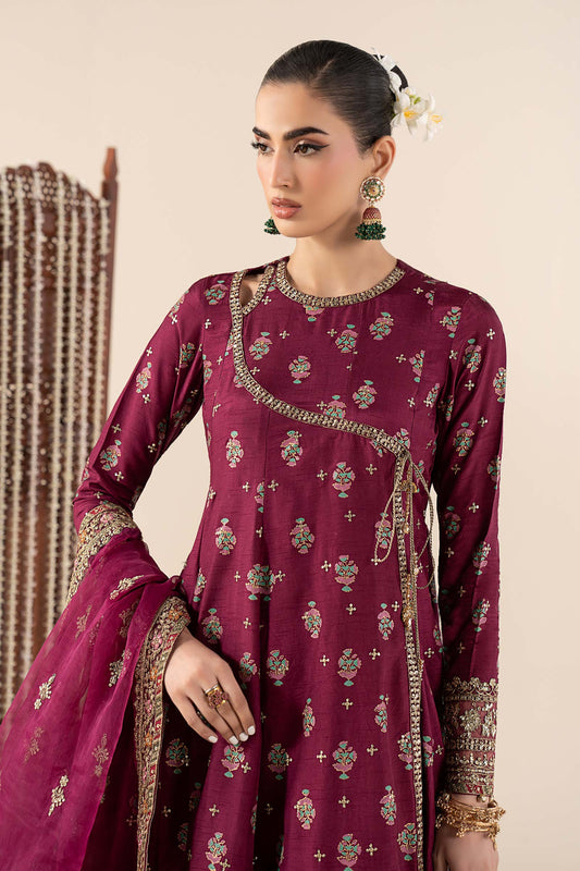 Maria B | Eid Collection 26 | 3 Piece Printed Raw Silk Suit