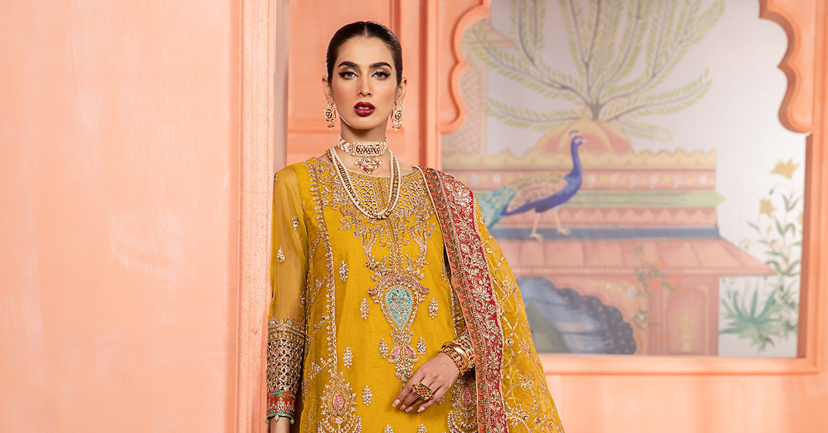 Maria B | Formal Wears | Organza Suit SF-EA24-28