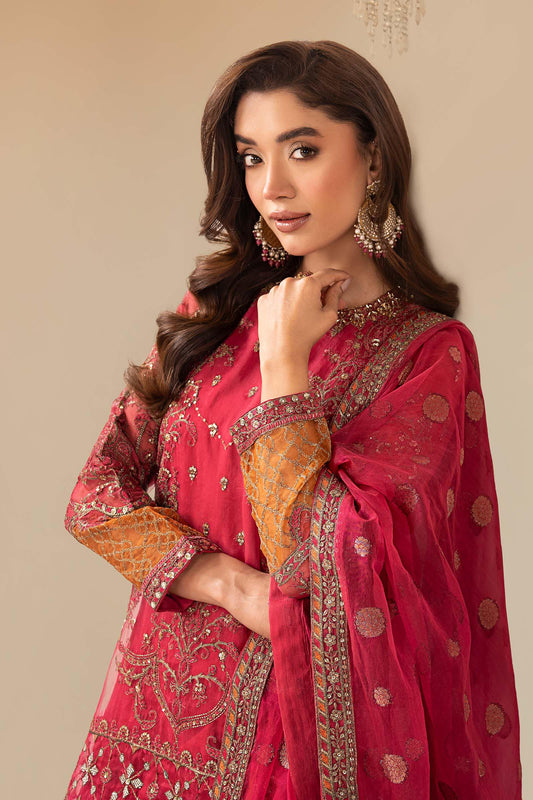 Maria B | Eid Collection 26 | 3 Piece Embroidered Organza Suit