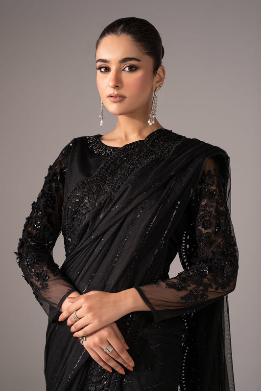 Maria B | Eid Collection 26 | Embroidered Net Saree