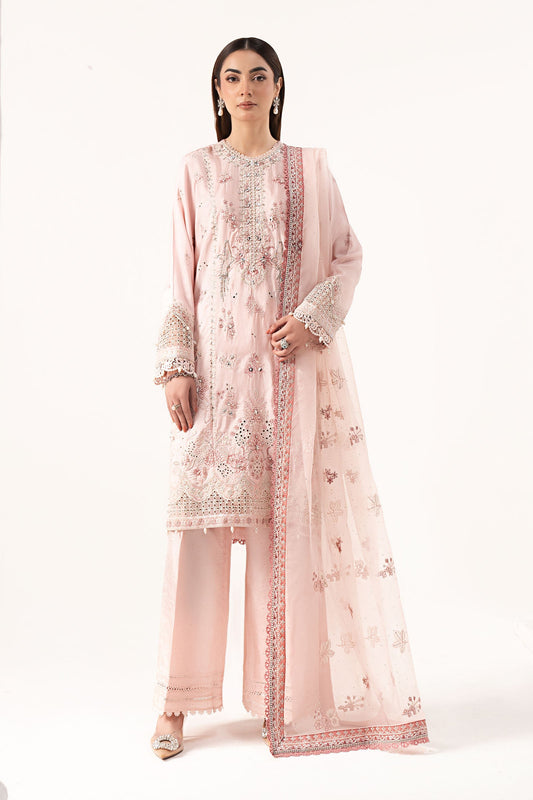 Maria B | Eid Collection 26 | 3 Piece Embroidered Raw Silk Suit