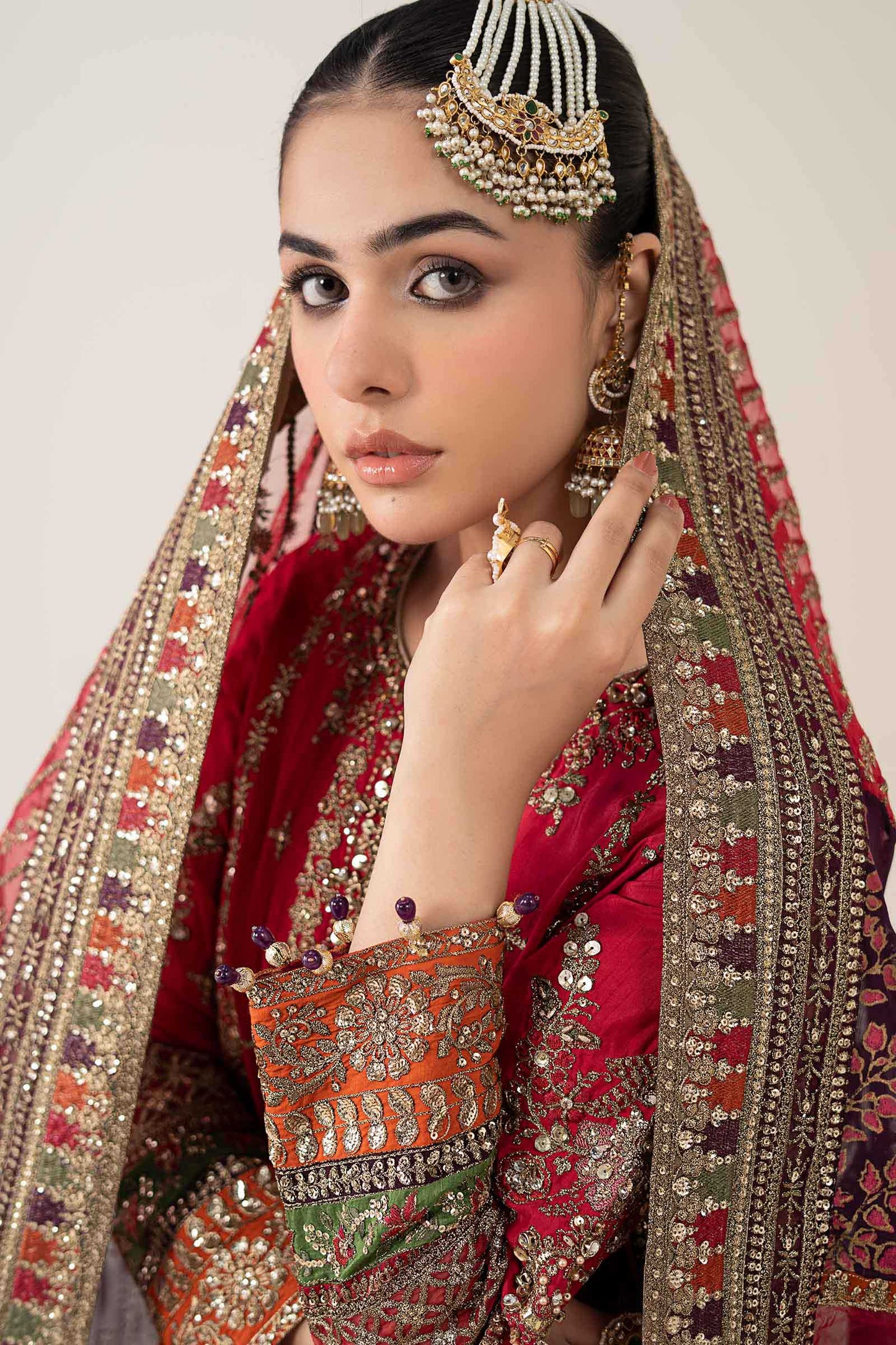 Maria B | Pre Fall 25 | Bamber Raw Silk Suit 14