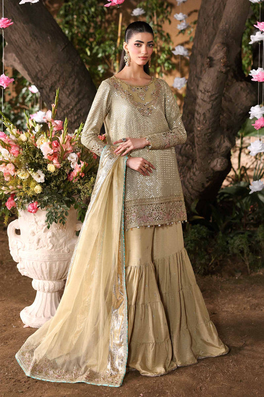 Maria B | Eid Collection 26 | 3 Piece Embroidered Chiffon Suit