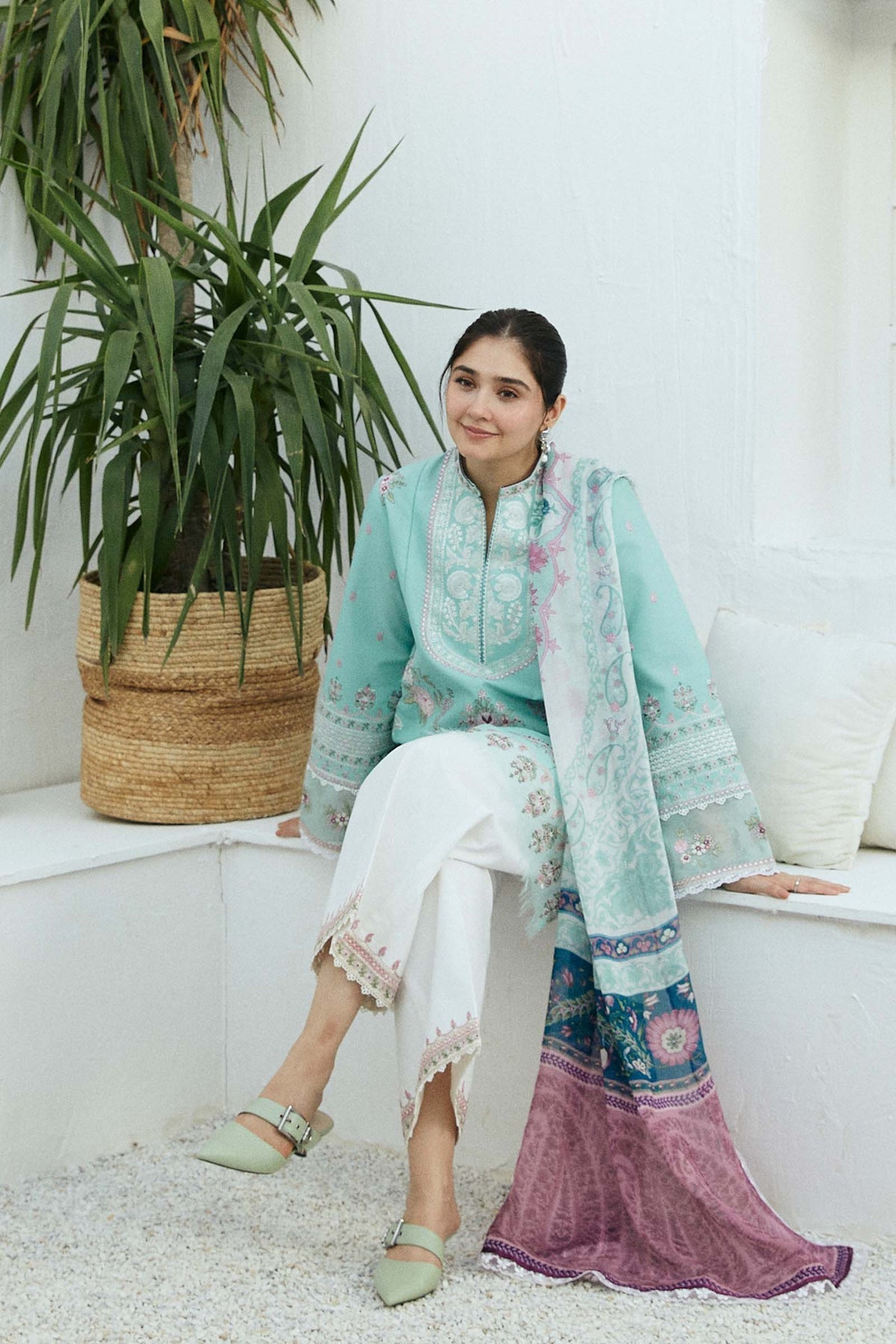 Zara Shahjahan | Coco Lawn Eid Edit 24 | SHAAM-D5 - House Of Anaya